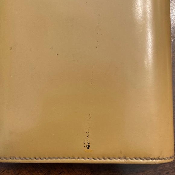 Gucci Vintage long wallet in camel leather  with silver-tone "G-clasp" closure. - Picture 9 of 9